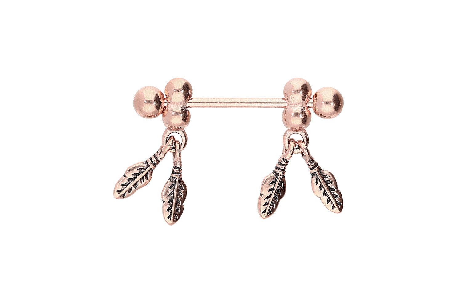 Chirurgenstahl Nippelpiercing FEDERN ++SALE++